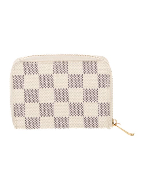 Louis Vuitton 2016 Damier Azur Pattern Zippy Coin Purse
