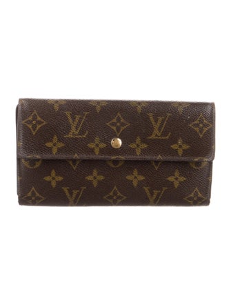 Louis Vuitton LV Monogram Coated Canvas International Wallet