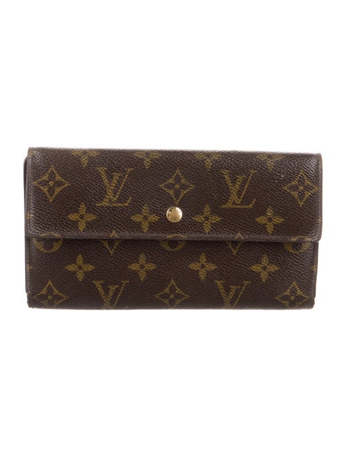 Louis Vuitton LV Monogram Coated Canvas International Wallet