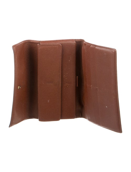 Louis Vuitton LV Monogram Coated Canvas International Wallet