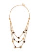 Louis Vuitton Crystal Gamble Multistrand Necklace