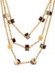 Louis Vuitton Crystal Gamble Multistrand Necklace