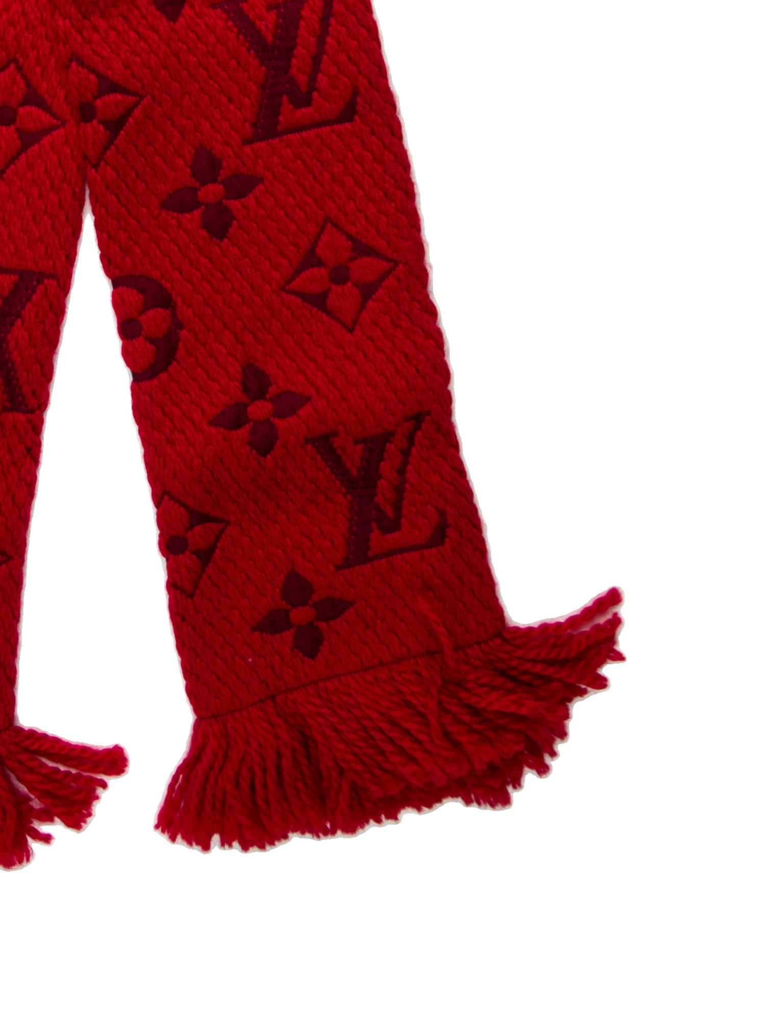 Louis Vuitton Logomania Wool Scarf