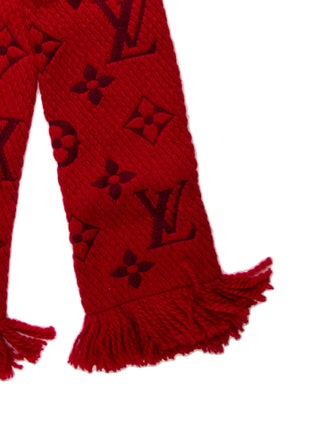 Louis Vuitton Logomania Wool Scarf