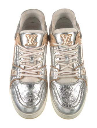 Louis Vuitton Leather Printed Sneakers
