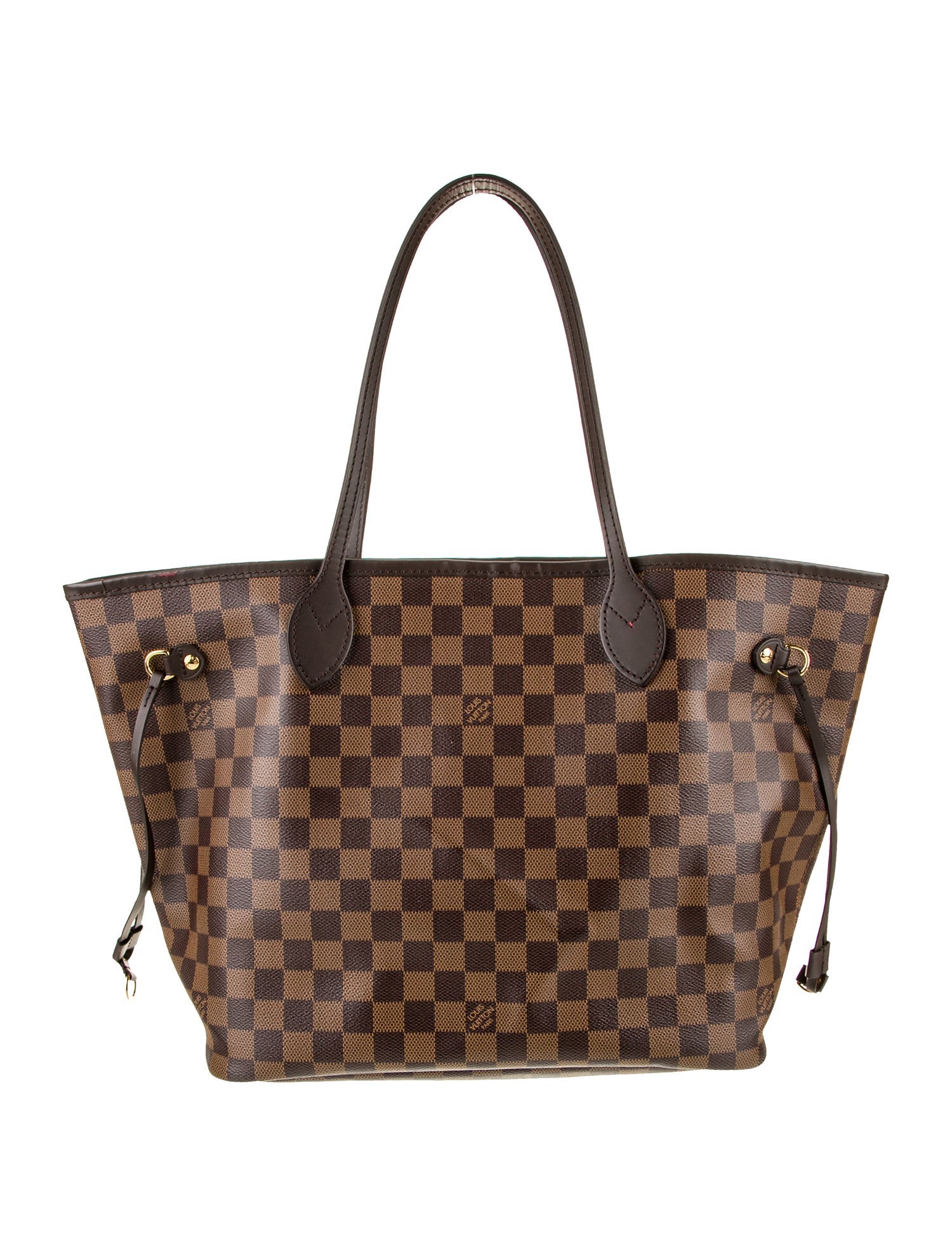 Louis Vuitton Damier Ebene Neverfull w/Pouch MM