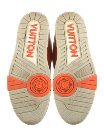 Louis Vuitton Damier Azur Pattern Leather Athletic Sneakers