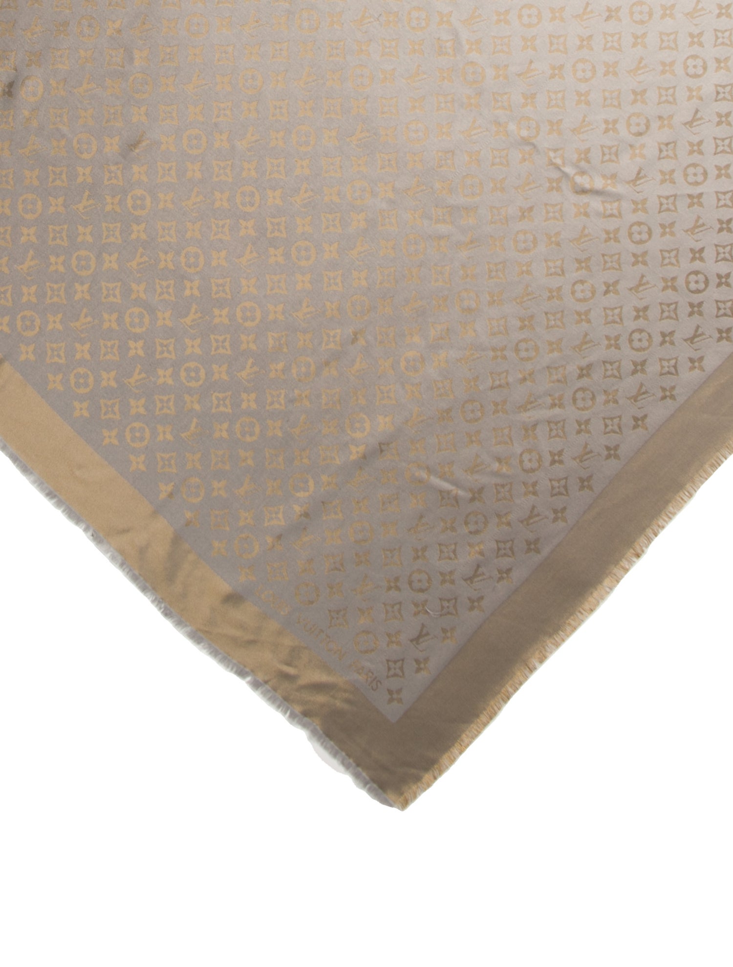 Louis Vuitton Silk LV Monogram Shawl