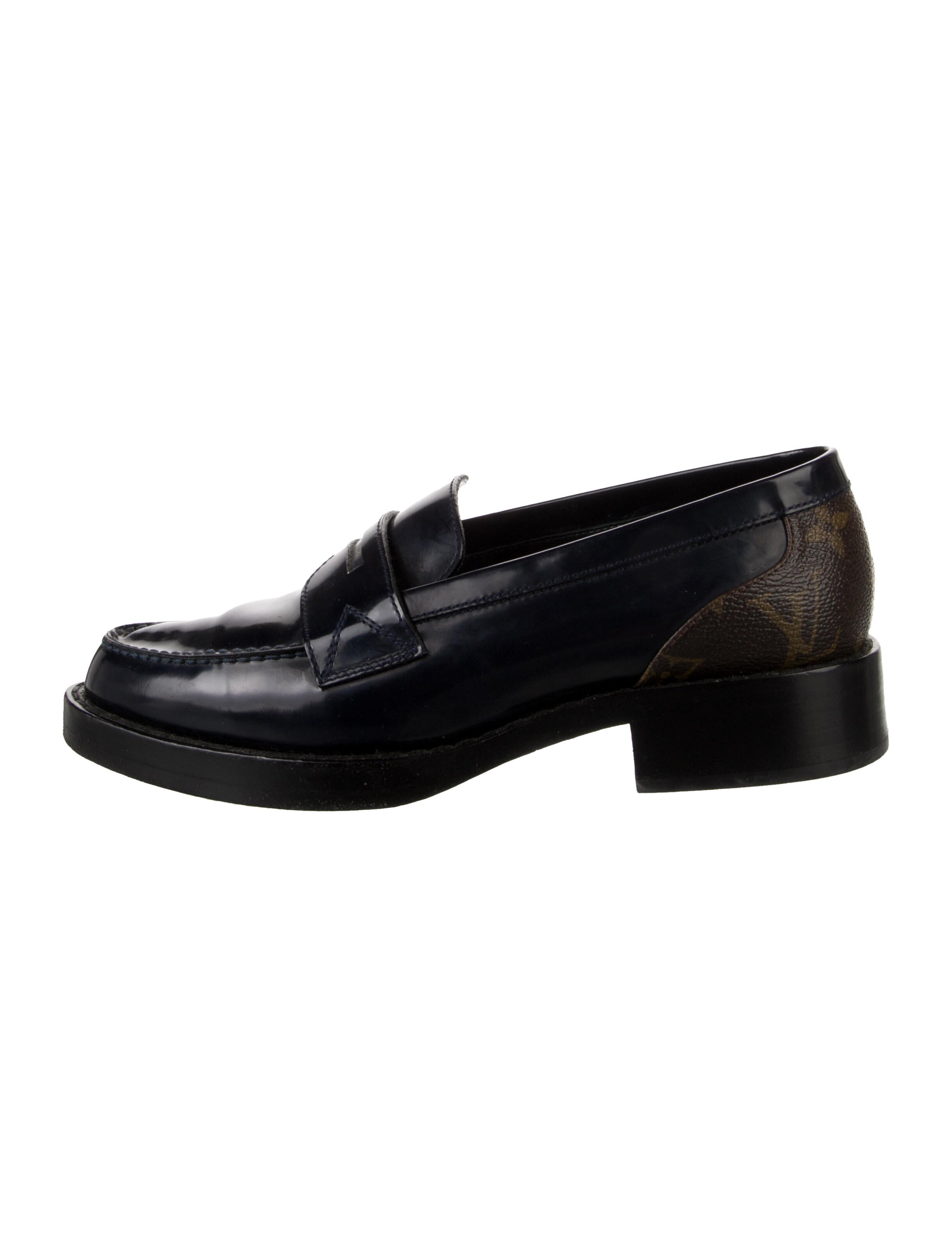 Louis Vuitton LV Monogram Patent Leather Loafers
