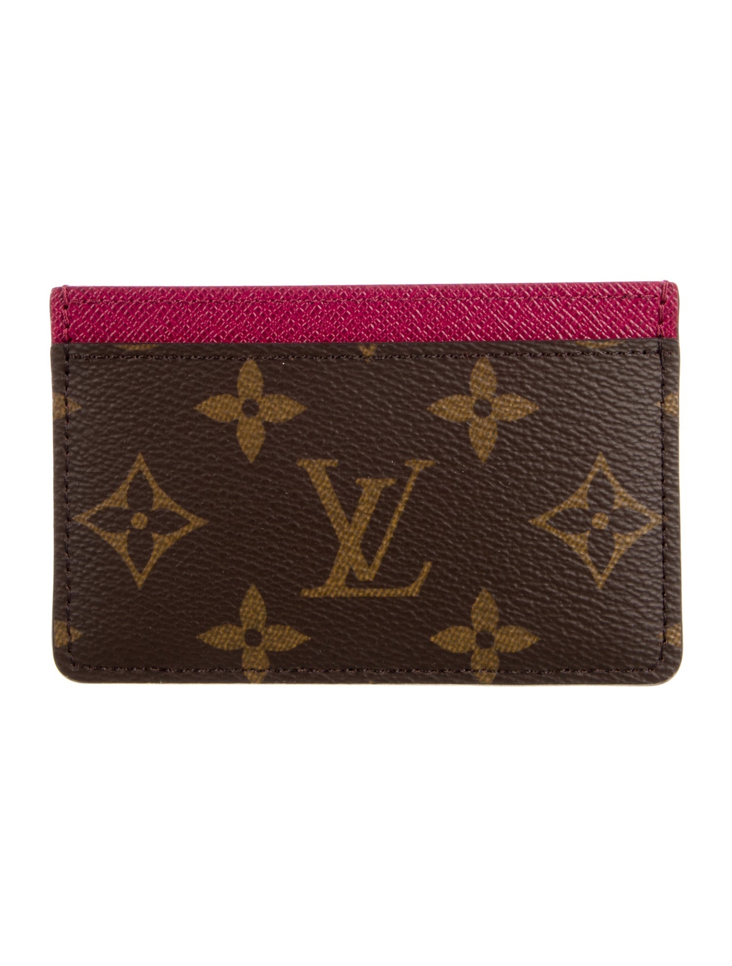 Louis Vuitton LV Monogram Coated Canvas Card Case