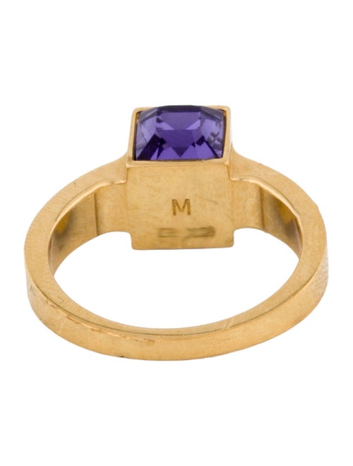 Louis Vuitton Crystal Gamble Cocktail Ring