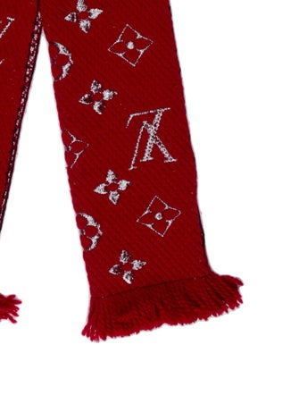 Louis Vuitton Logomania Wool Scarf