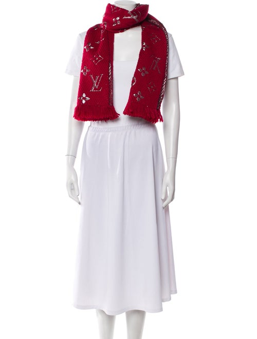 Louis Vuitton Logomania Wool Scarf