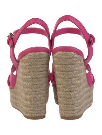 Louis Vuitton Leather Espadrilles