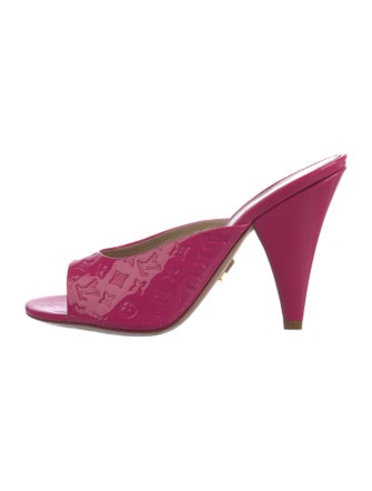 Louis Vuitton Patent Leather Slides