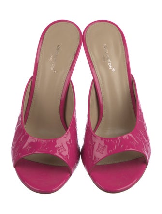 Louis Vuitton Patent Leather Slides
