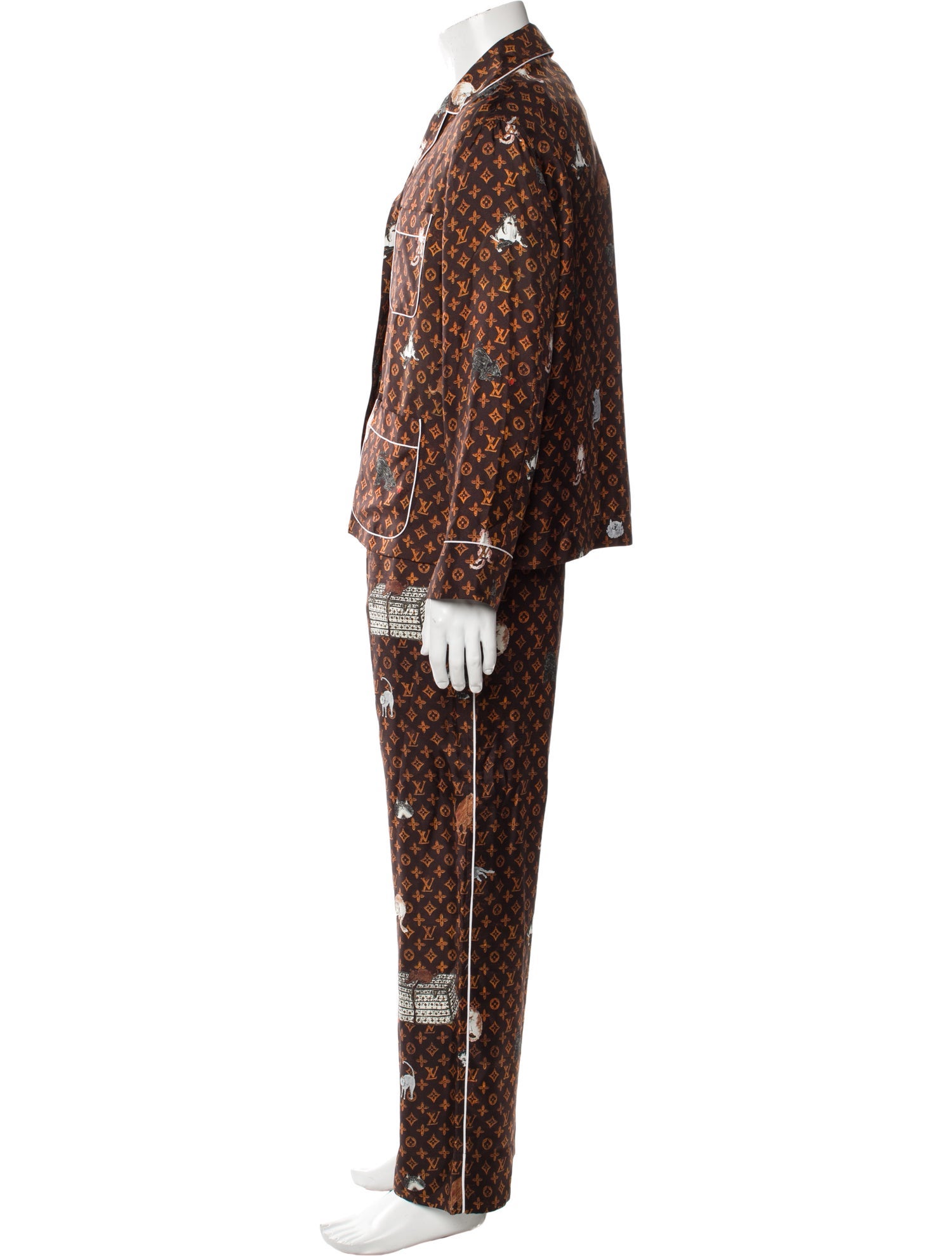 Louis Vuitton 2019 x Grace Coddington 'Catogram' Lounge Set