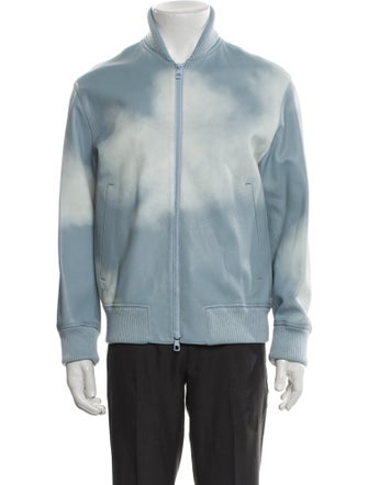 Louis Vuitton 2020 Logo Cloud Print Bomber Jacket