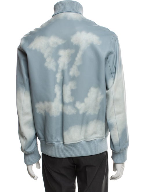 Louis Vuitton 2020 Logo Cloud Print Bomber Jacket
