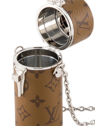 Louis Vuitton Monogram Reverse LV Pop Chain Lipstick Case