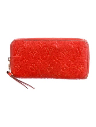 Louis Vuitton LV Monogram Empreinte Leather Zippy Wallet