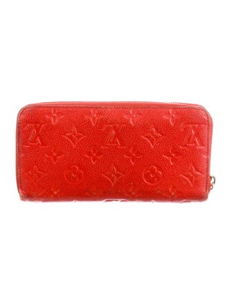 Louis Vuitton LV Monogram Empreinte Leather Zippy Wallet