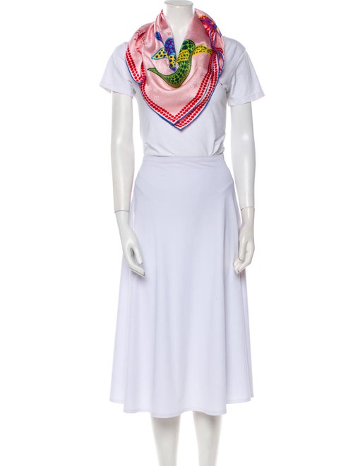 Louis Vuitton Yayoi Kusama Flowers Silk Scarf