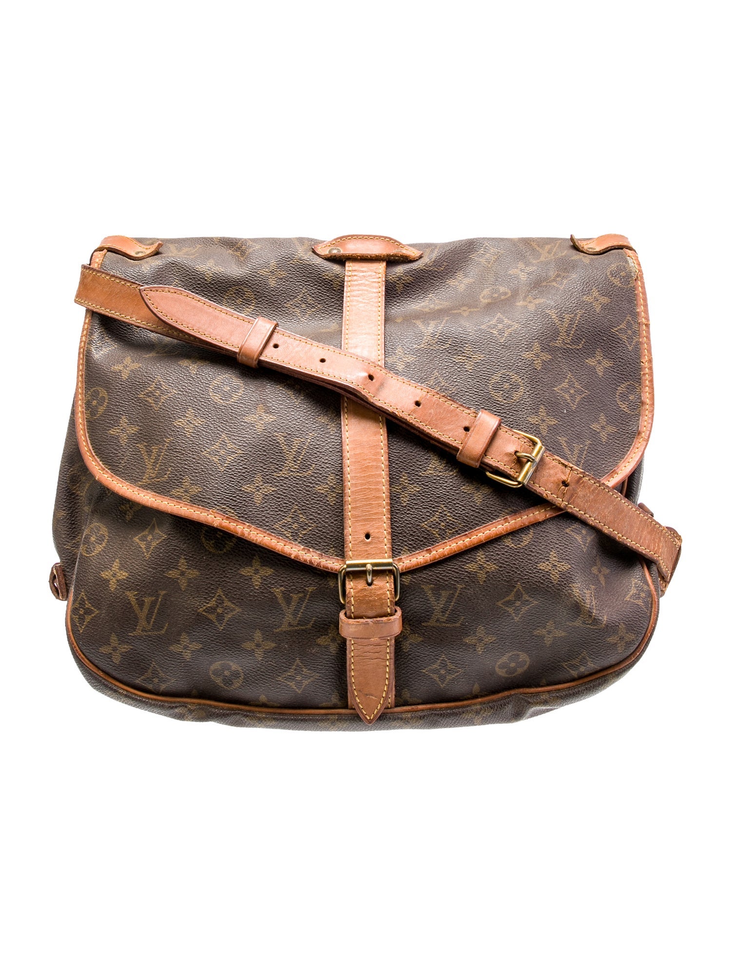 Louis Vuitton LV Monogram Saumur 35 Vintage