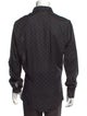 Louis Vuitton Damier Graphite Pattern Long Sleeve Shirt