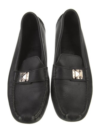 Louis Vuitton LV Monogram Leather Loafers