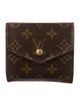 Louis Vuitton LV Monogram Coated Canvas Elise Wallet