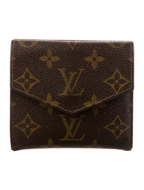Louis Vuitton LV Monogram Coated Canvas Elise Wallet