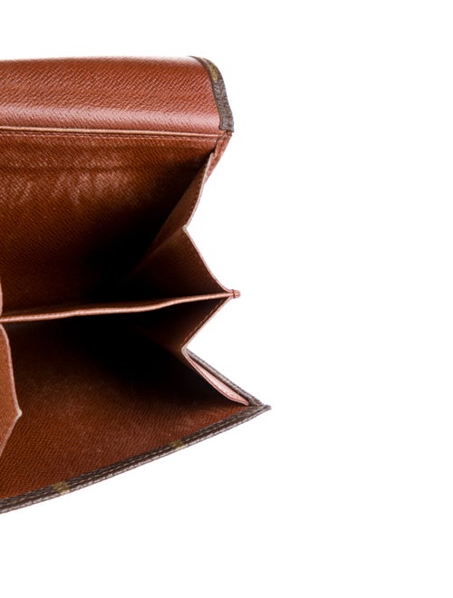 Louis Vuitton LV Monogram Coated Canvas Elise Wallet