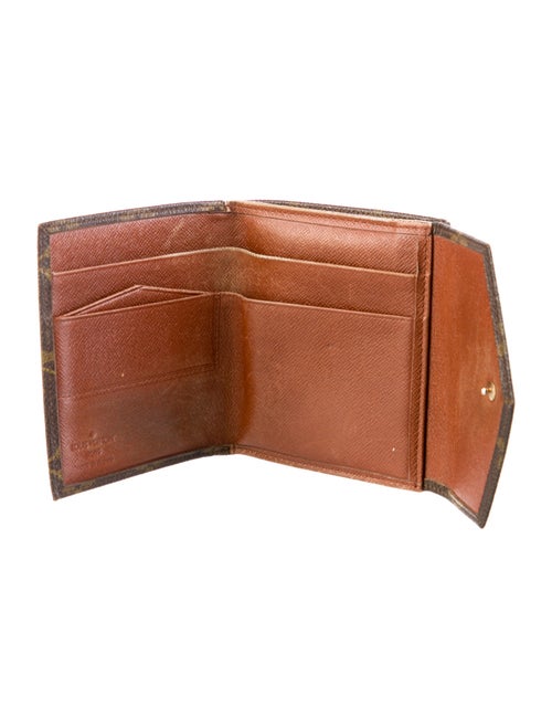 Louis Vuitton LV Monogram Coated Canvas Elise Wallet