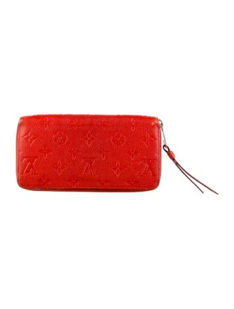 Louis Vuitton LV Monogram Empreinte Leather Zippy Compact Wallet