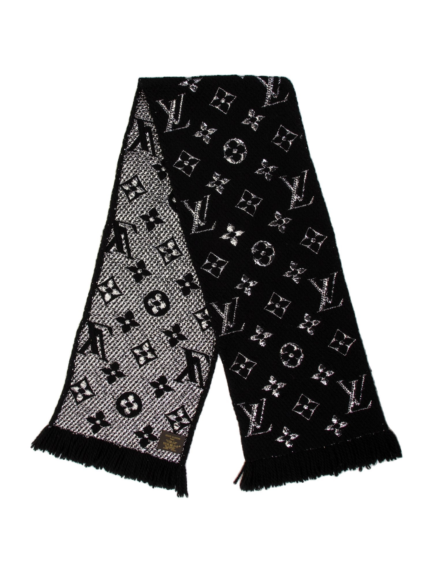 Louis Vuitton Logomania Wool Shawl