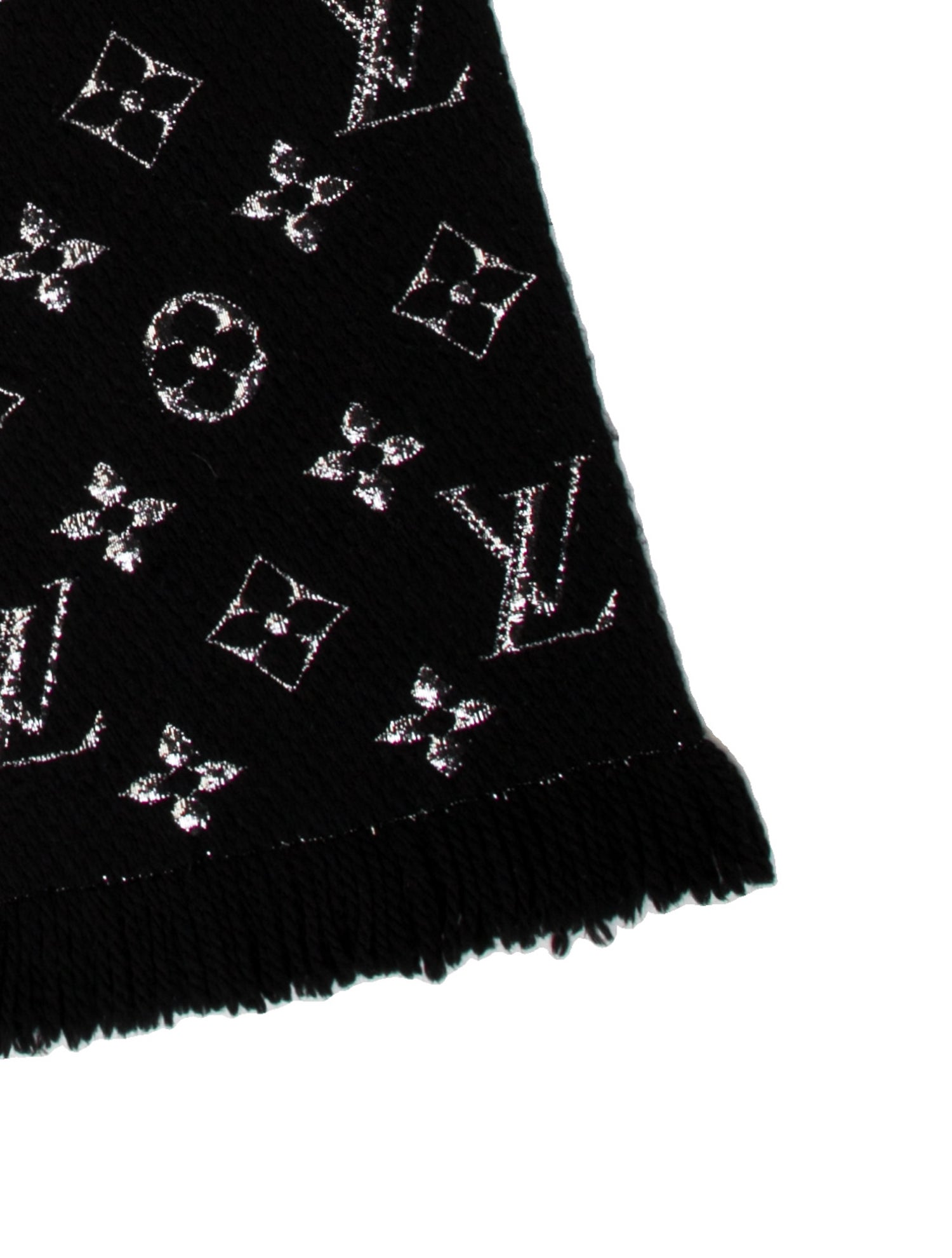 Louis Vuitton Logomania Wool Shawl