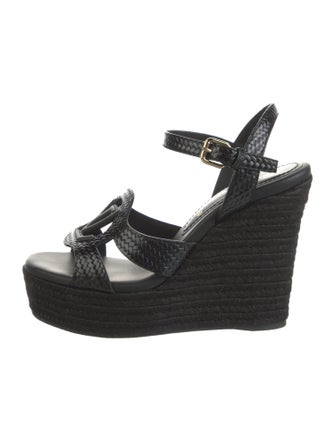 Louis Vuitton Leather Espadrilles