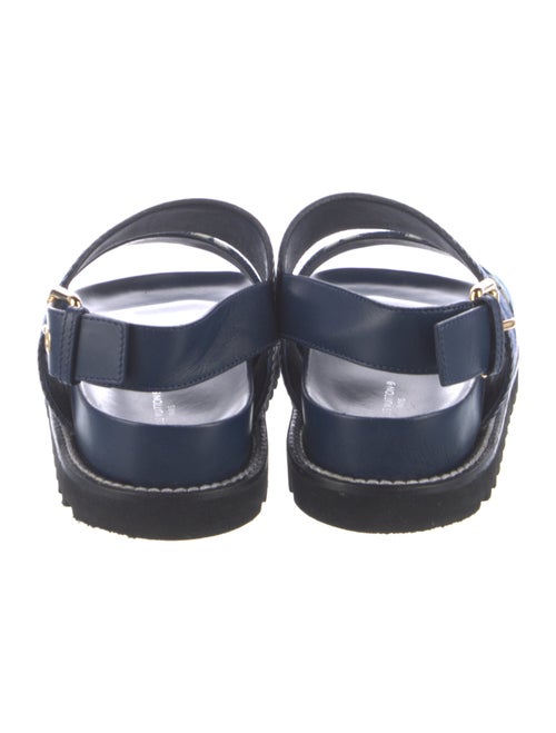 Louis Vuitton LV Monogram Denim Slingback Sandals