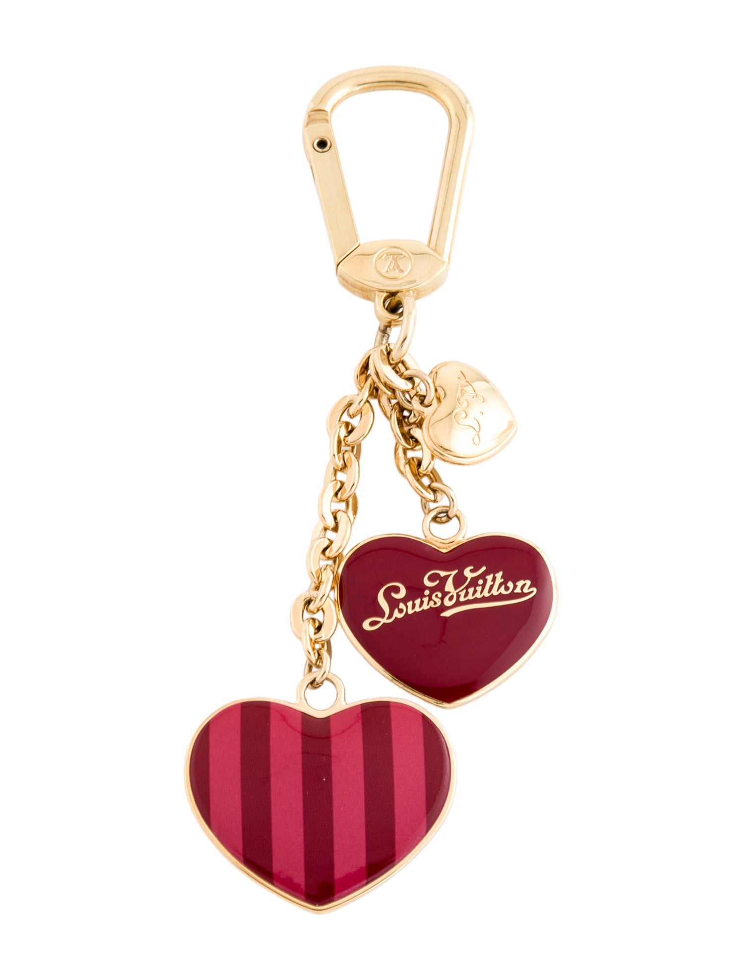 Louis Vuitton Pomme D'Amour Coeur Rayures Bag Charm
