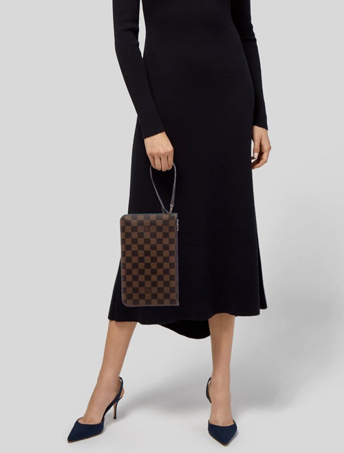 Louis Vuitton Damier Ebene Neverfull Pouch
