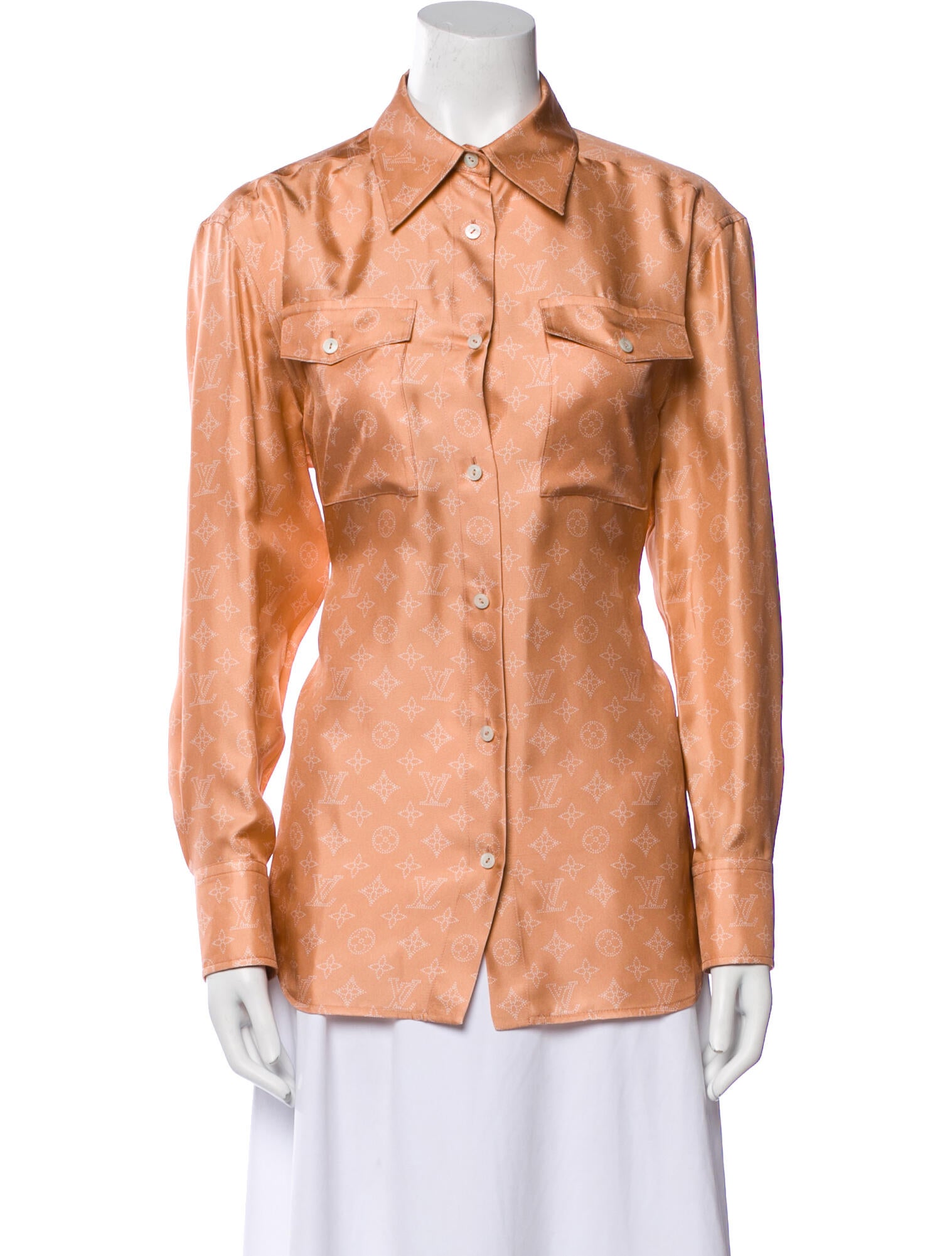 Louis Vuitton 2024 Silk Button-Up Top