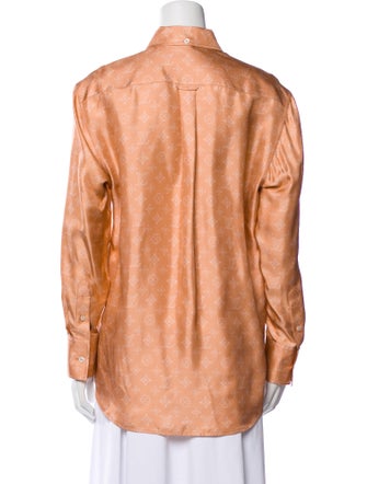 Louis Vuitton 2024 Silk Button-Up Top