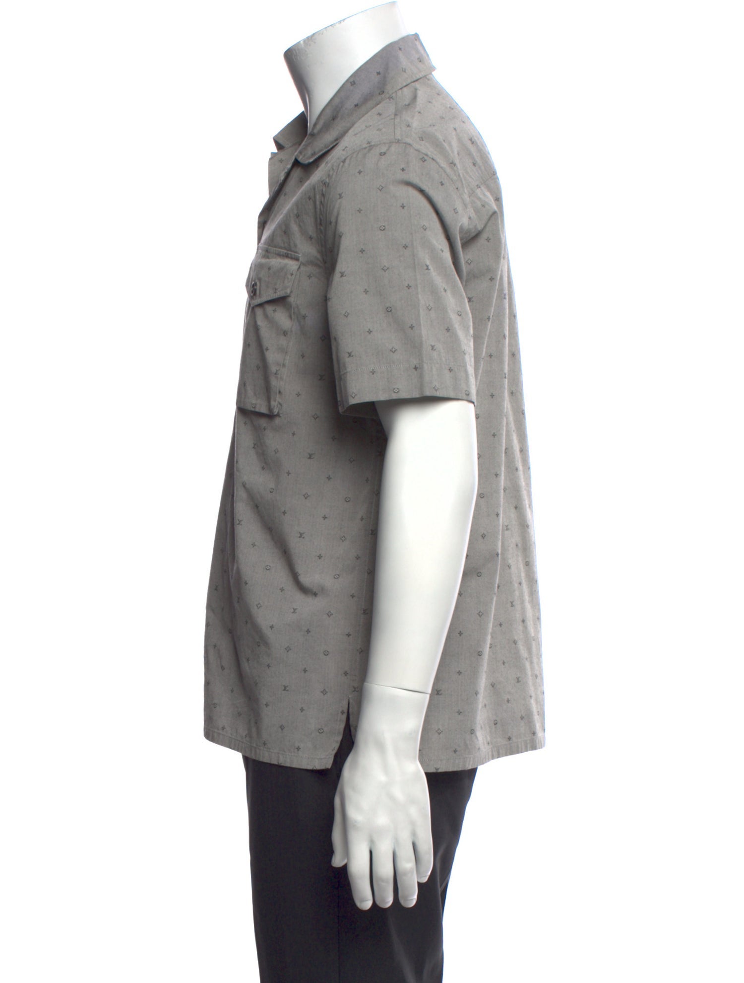 Louis Vuitton 2015 Monogram Pattern Shirt