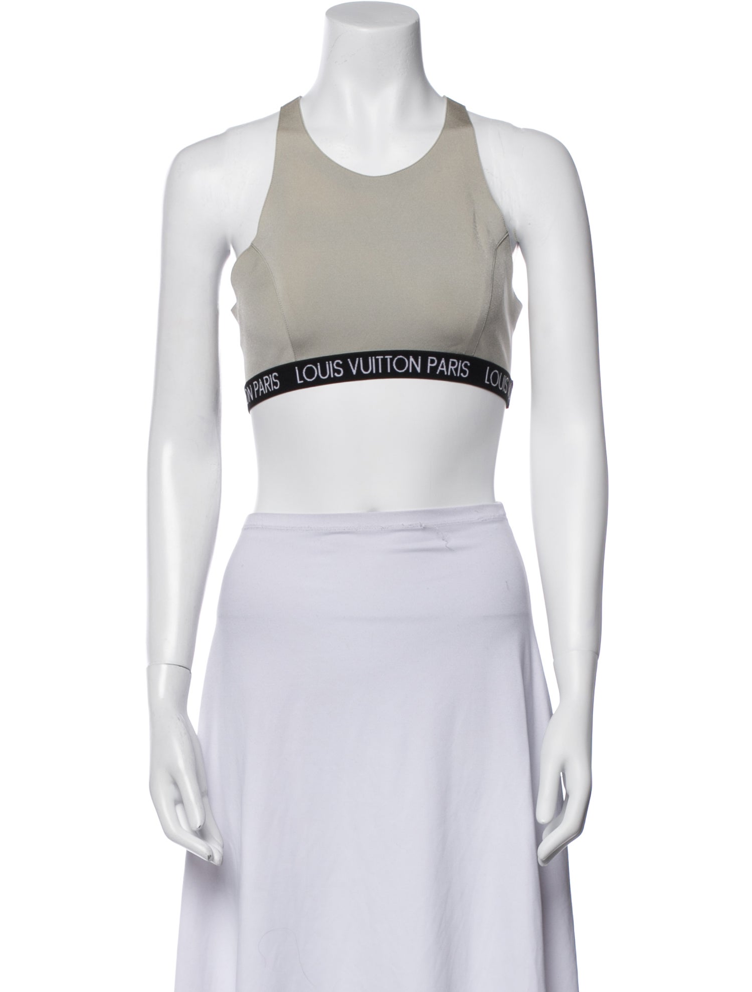 Louis Vuitton 2021 Graphic Print Crop Top