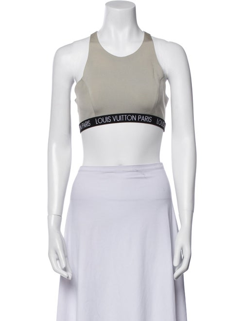 Louis Vuitton 2021 Graphic Print Crop Top