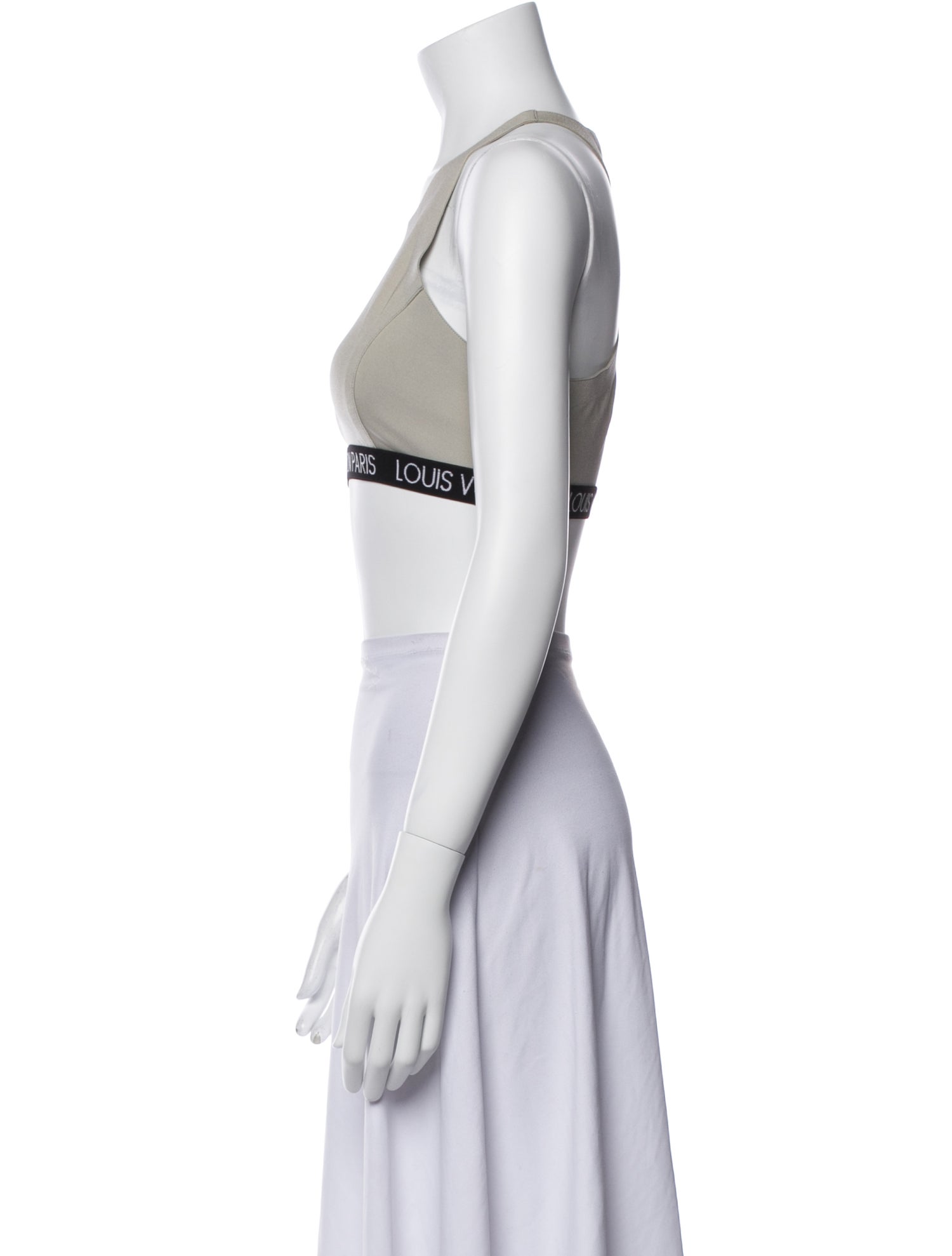 Louis Vuitton 2021 Graphic Print Crop Top