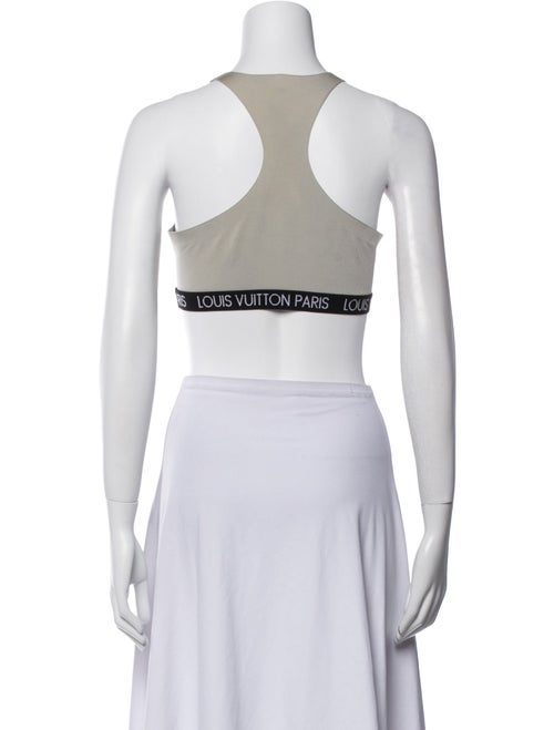 Louis Vuitton 2021 Graphic Print Crop Top