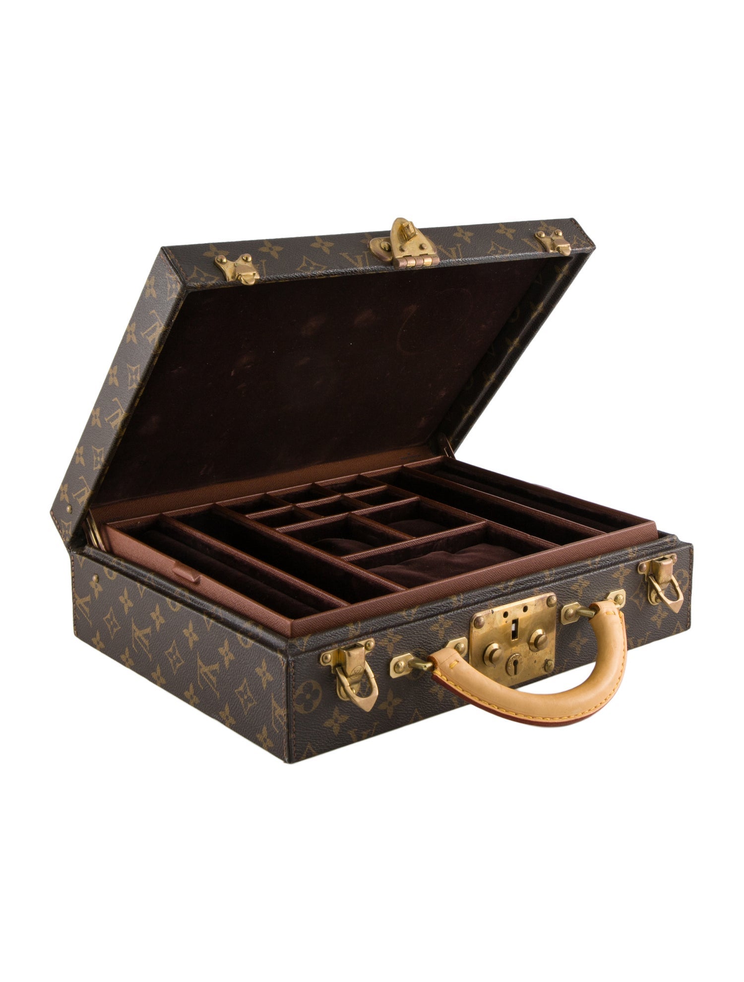 Louis Vuitton Vintage Monogram Bôite Bijoux Jewelry Case