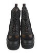 Louis Vuitton LV Monogram Suede Combat Boots